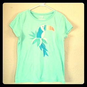 Old Navy Mint Color Toucan Tee